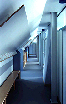 Flur im Dachgescho&szlig;