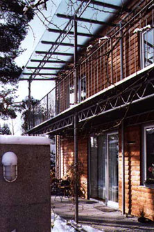 Ansicht von der Gartenseite