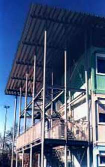 Au&szlig;enliegendes Treppenhaus